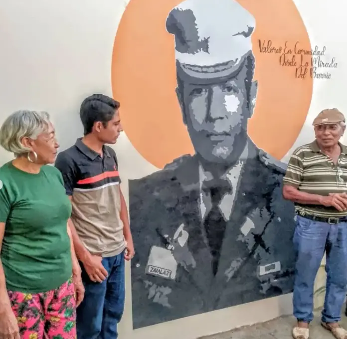 En La calle Progreso del barrio Curazaito, municipio Miranda, se llevó a cabo la develación de un mural que busca rescatar los valores de la comunidad.