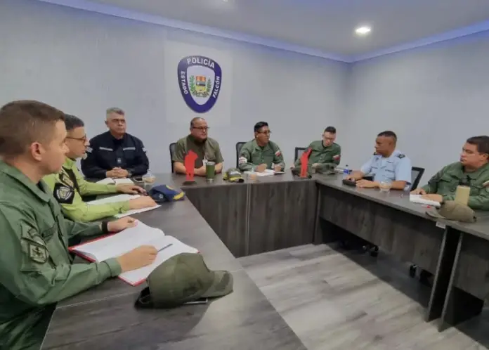 En mesa de trabajo jefes de las seguridad en Falcón hicieron un balance del trabajo para la protección del pueblo y el resguardo del estado.