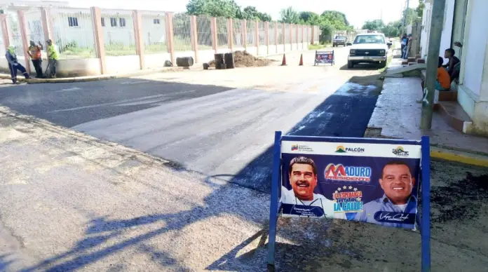 Otras 220 toneladas de asfalto fueron colocadas en el sector Zumurucuare de Coro para sumar 746 dentro del plan de asfaltado urbano.