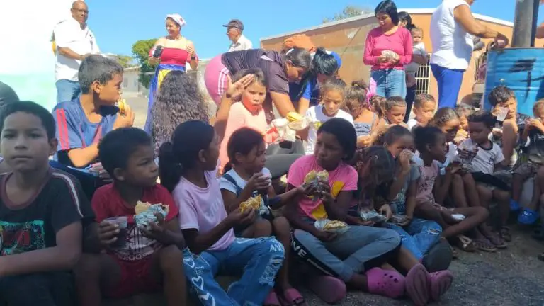 Celebraron el día mundial de la arepa con niños del sector Industrial