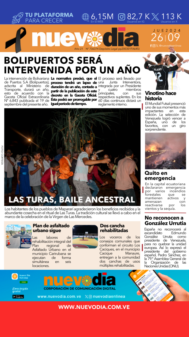 Portada 26/09/2024