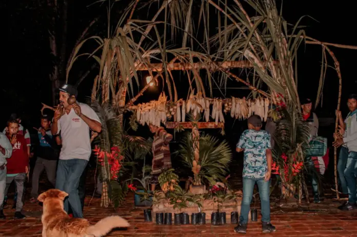 Los habitantes de los pueblos de Mapararí, San Pedro y El Tural, agradecieron los beneficios recibidos y la abundante cosecha en el ritual de Las Turas.