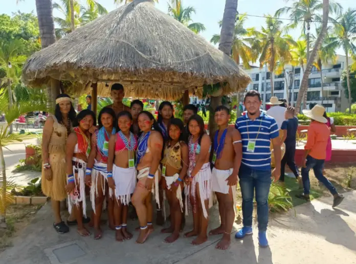 La delegación falconiana integrada por 32 estudiantes provenientes de los pueblos indígenas WAYUU, provenientes del municipio Los Taques, dice presente.