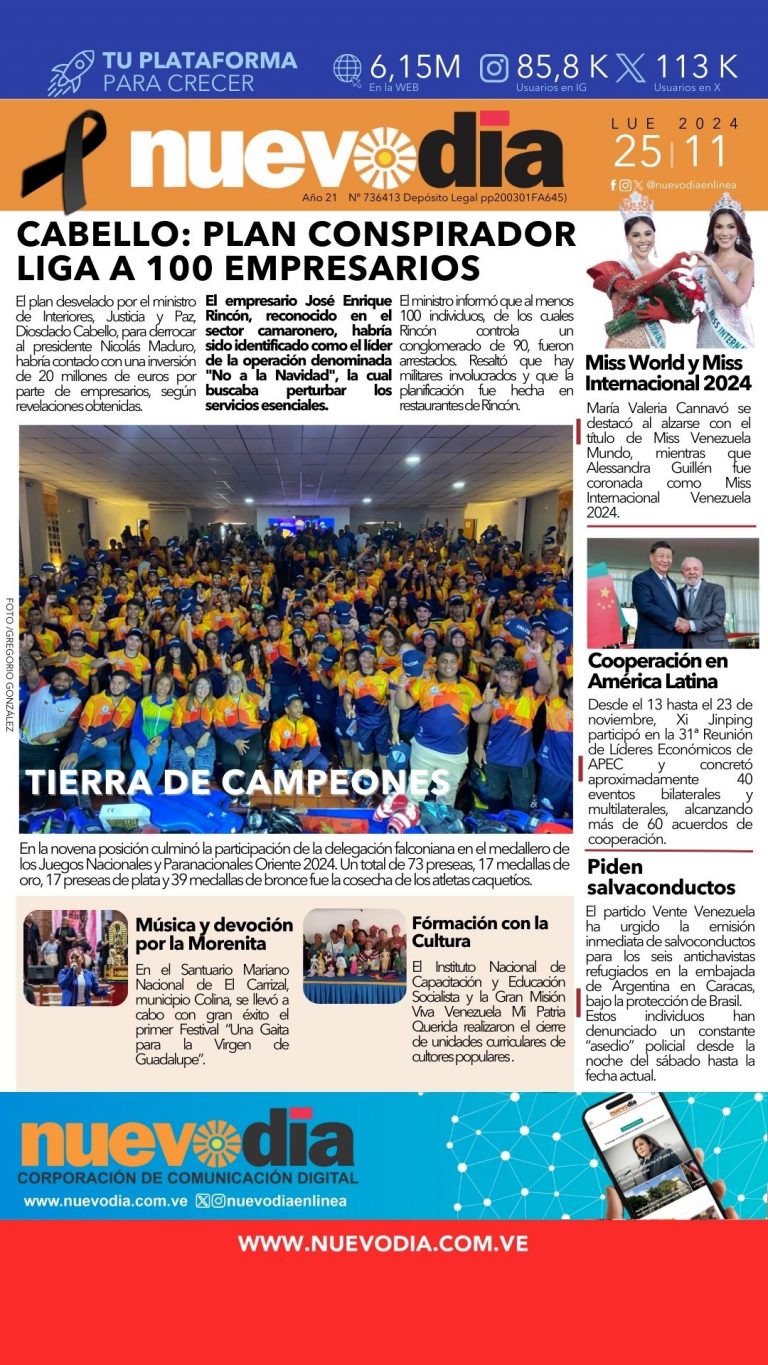 Portada 25/11/2024