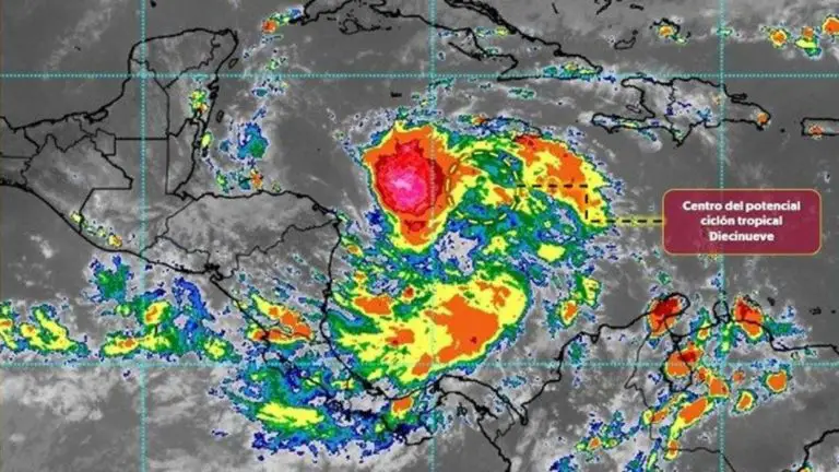 Alertan sobre la formación de un potencial ciclón tropical en el mar Caribe