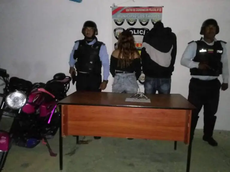 Paraguaná | Detenida pareja por porte ilícito en Jayana