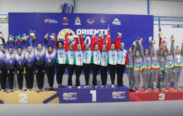 Las modalidades de cinta individual, All round conjunto e individual y mazas en equipo y individual de gimnasia ya tiene sus primera ganadoras.