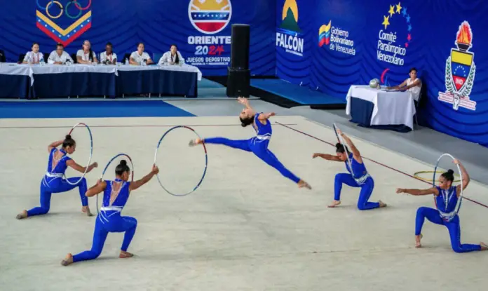 Con broche de oro cerró la disciplina de gimnasia rítmica de los Juegos Nacionales Oriente 2024, que en su último día de competencia vivió emociones a granel.