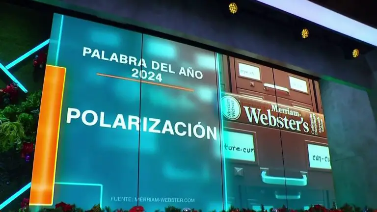 Polarización palabra de 2024 para la editorial estadounidense Merriam-Webster