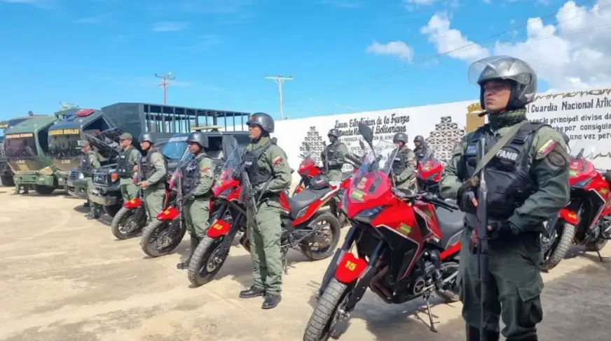 Personal militar de la Guardia Nacional de Falcón reciben dotación