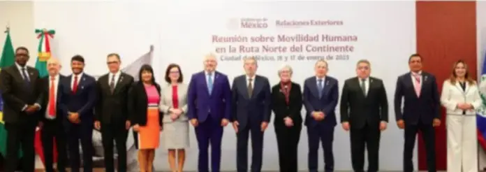 En una reunión celebrada en México, autoridades de 10 países de América Latina se unieron para abordar de manera coordinada los retos asociados al fenómeno migratorio en la Ruta Norte del Continente.