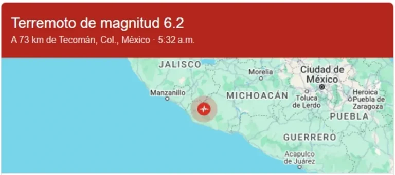 Sismo en México de 6.1 este 12-Ene