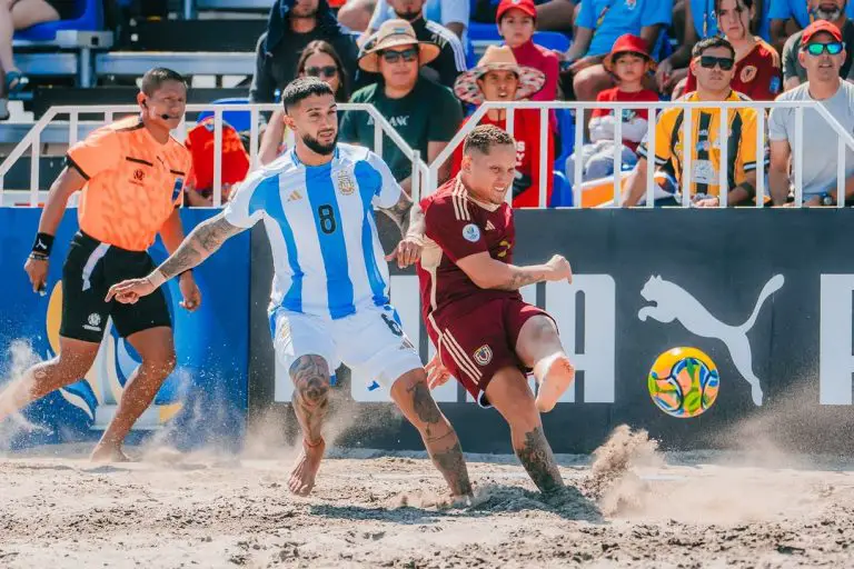 Copa América Fútbol Playa | Venezuela cayó ante Argentina