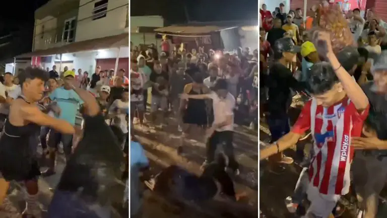 “La quemona” detiene una riña en el Carnaval de Barranquilla (+VIDEO)