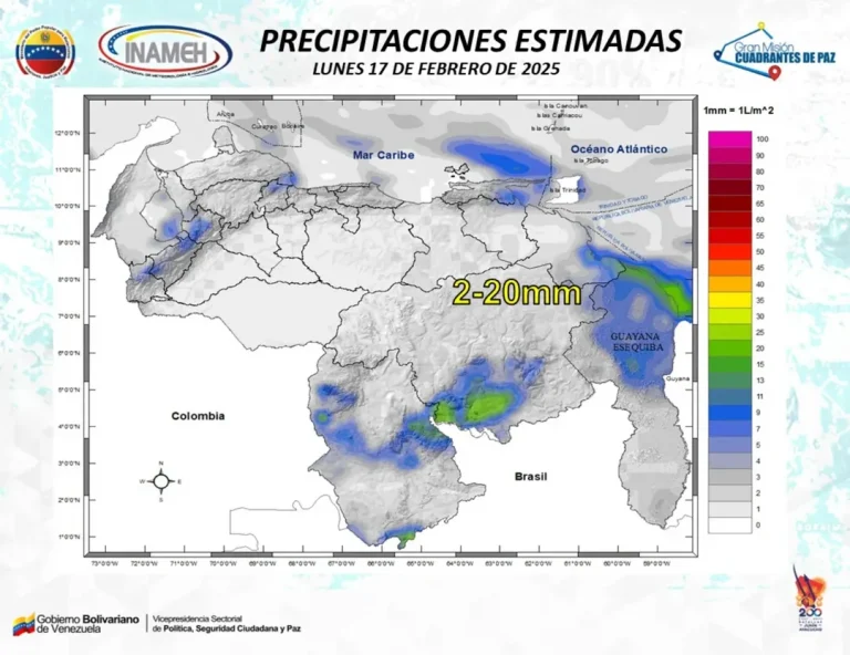 Así estará el clima en Venezuela este 17-Feb (+VIDEO)