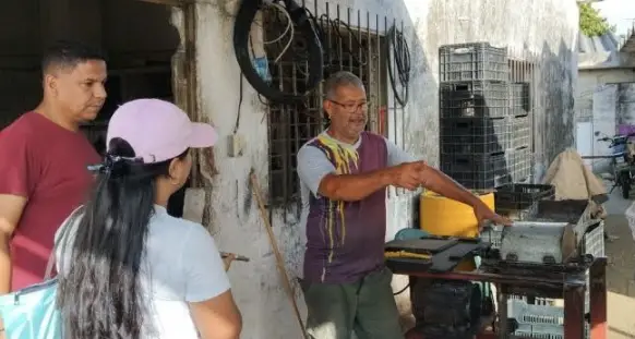 El Inces realizó el primer encuentro del año 2025 con los productores y procesadores de coco con el propósito de sistematizar el proceso de producción