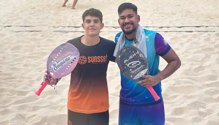 Inédito | Falcón al podio en II Nacional de tenis de playa