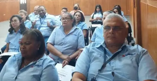 El Instituto Nacional de Capacitación y Educación Socialista (Inces) efectuó entrega de 88 certificados a 65 trabajadores y trabajadoras de Corpoelec.