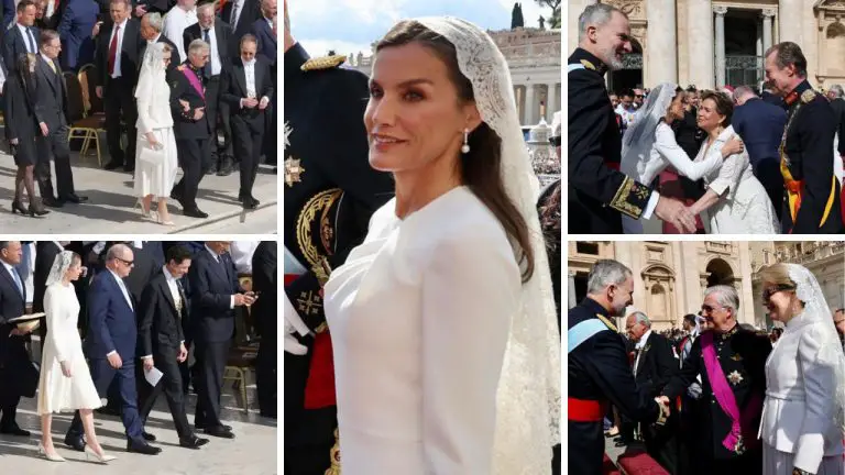 El privilegio de blanco ante el Papa: ¿Por qué solo seis reinas pueden hacer uso de él?
