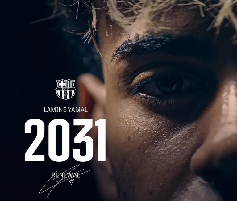 Lamine Yamal renueva con el Barcelona hasta el 2031