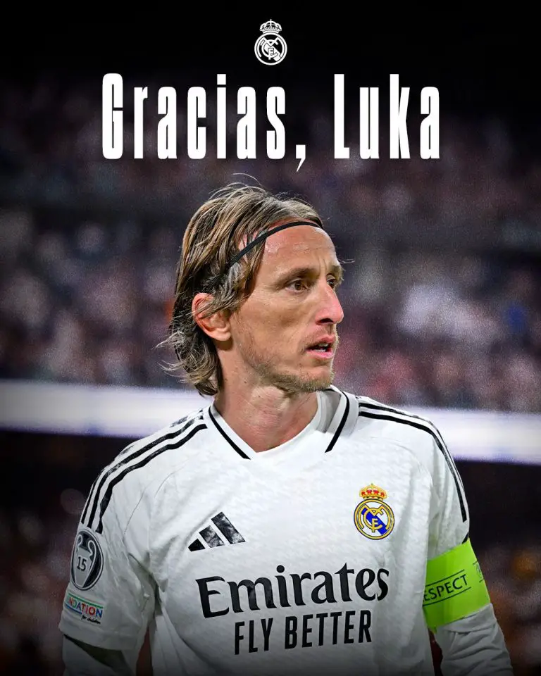Así anunció Luka Modric su salida del Real Madrid