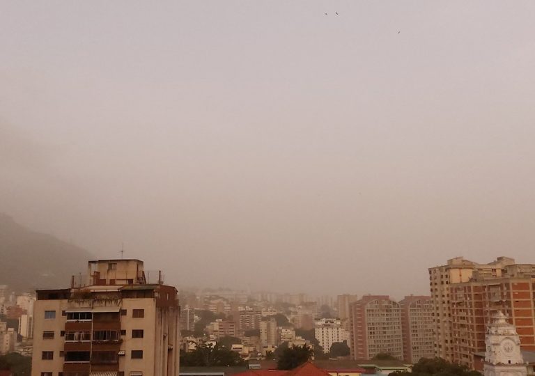 Polvo del Sahara comienza a cubrir Venezuela y persistirá hasta el 29-M