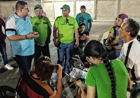 La Alianza Democrática patea las calles de Paraguaná