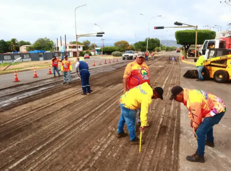 Arranca intervención vial en la avenida Ramón Antonio Medina de Coro
