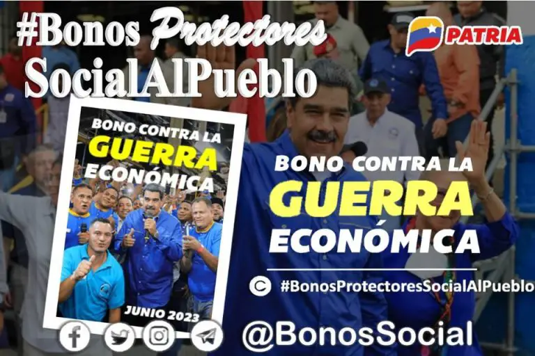 Bonos Patria a trabajadores públicos a depositar
