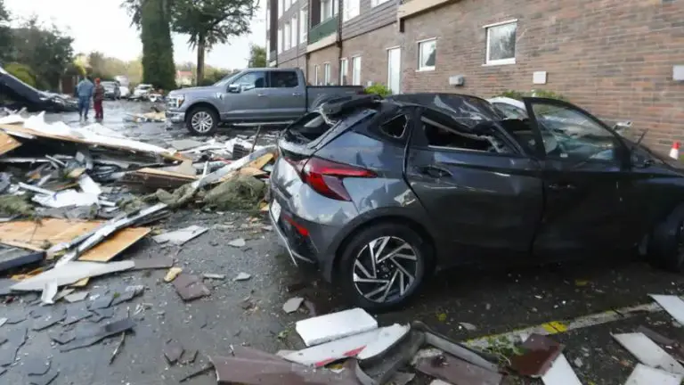 Fuerte tornado causa estragos en el sur de Chile