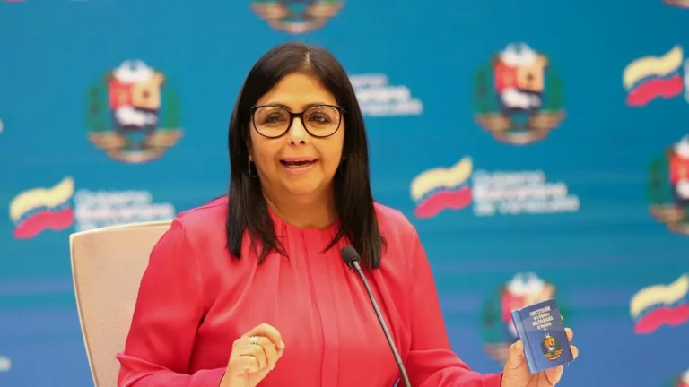 Delcy Rodríguez: «Con licencia o sin licencia, nada nos va a perturbar»