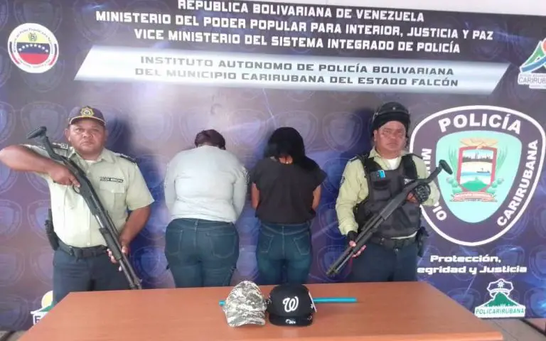Son de Coro las mujeres detenidas por hurto en Punto Fijo