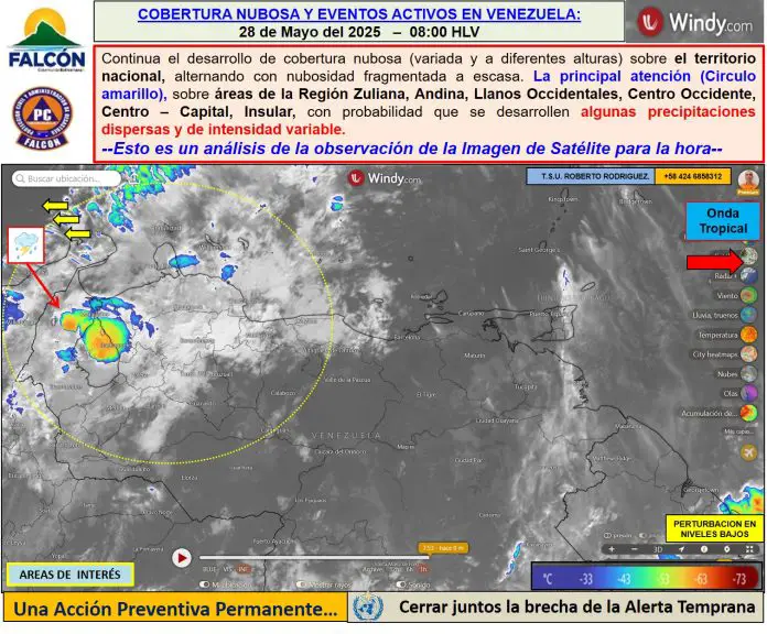 Ondas tropicales hoy generan monitoreo de cauces en Falcón