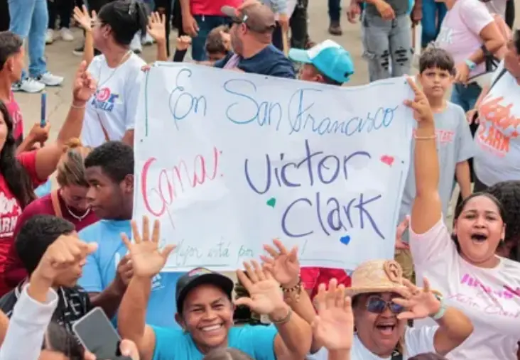 El pueblo de San Francisco tomó las calles de Mirimire para expresar su apoyo rotundo e irrestricto a los candidatos de la Patria.
