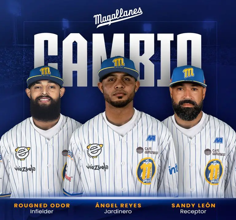 Magallanes y Águilas anuncian mega canje con doce jugadores