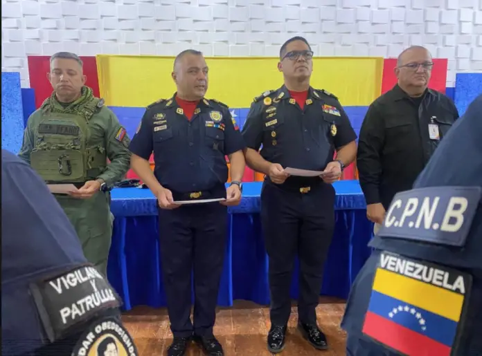 El Comisario Mayor Guillermo Parra Pulido visitó el estado Falcón para reconocer al personal destacado en los Cuadrantes de Paz.