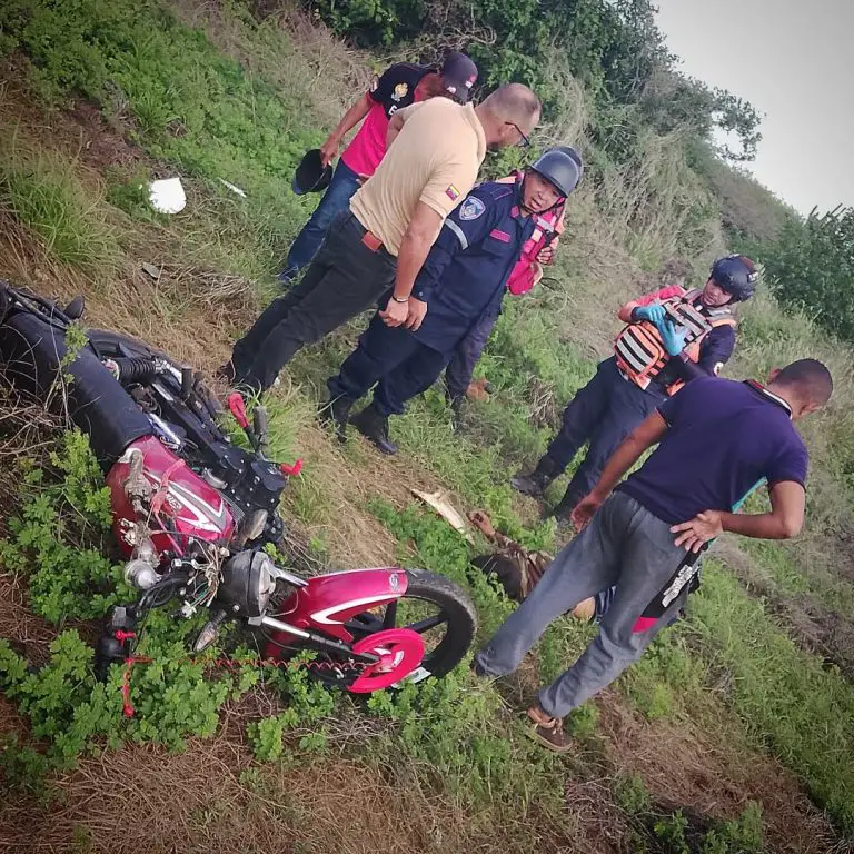 Murió al colisionar su moto en la vía Capatárida-Dabajuro