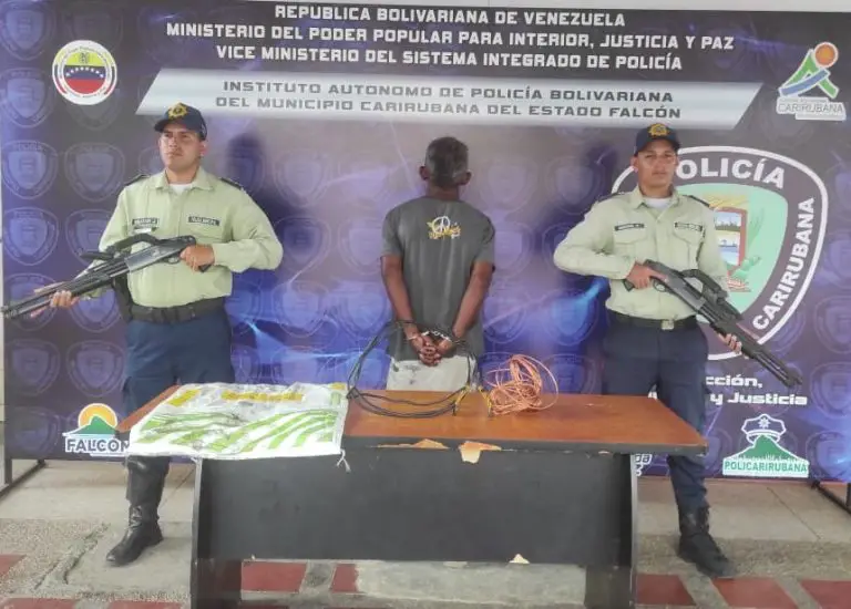 Falcón | Detenido por hurtar metros de conductor eléctrico