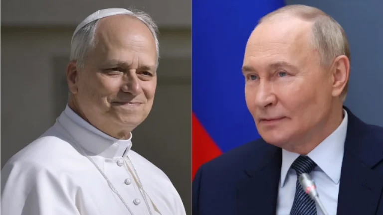 Putin habla con el papa León XIV sobre el conflicto en Ucrania