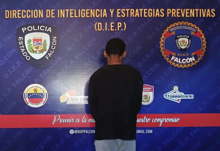 Por hurto en Coro fue detenido por la Diep