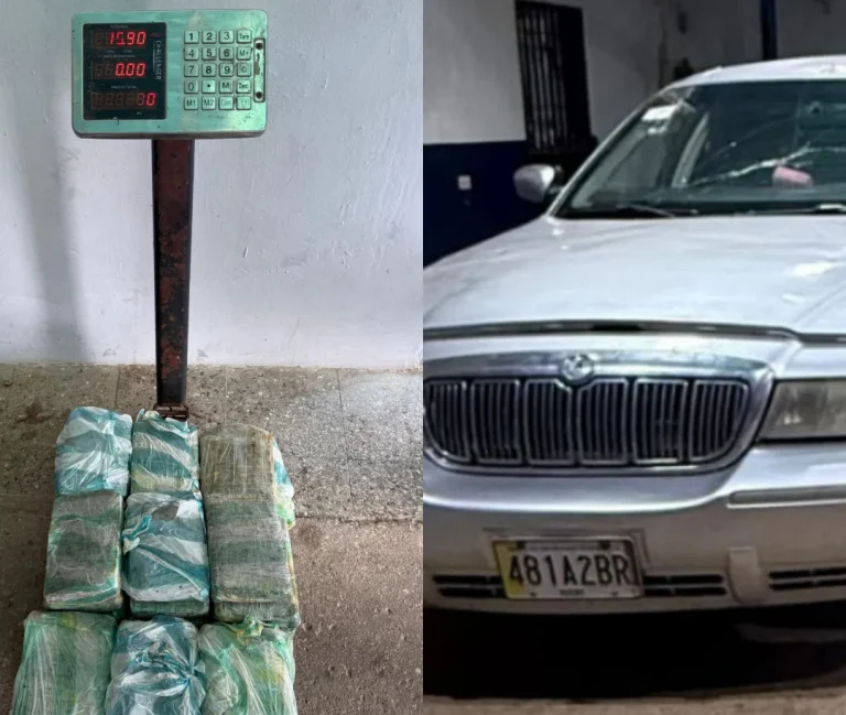 Van 65 panelas de droga halladas dentro de carro retenido en Dabajuro