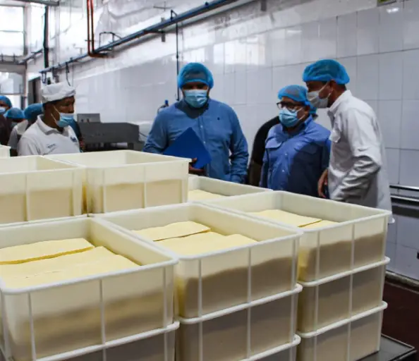 Este miércoles el gobernador del estado Falcón realizó una visita a la planta de productos lácteos Quenaca del grupo Lactail.