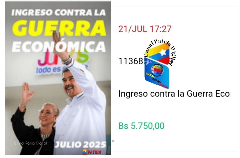 Pagan bono Contra la Guerra Económica de julio a pensionados