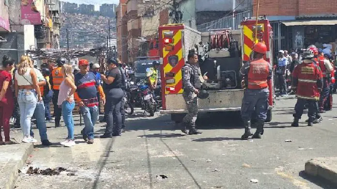 Explosión de bombona de gas deja 25 heridos en Caracas