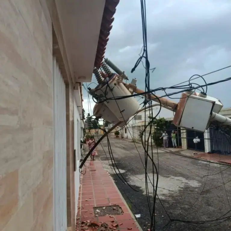 Lluvia y vientos fuertes afectaron a Maracaibo