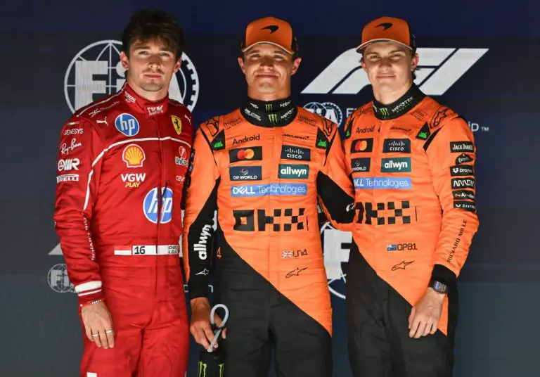 Norris logra la pole del GP de Bélgica, Verstappen gana la carrera esprint