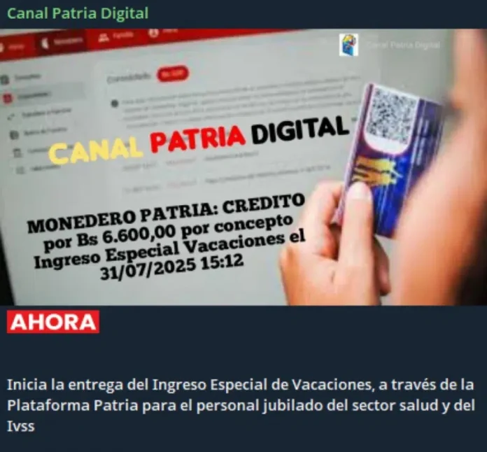 especial de vacaciones