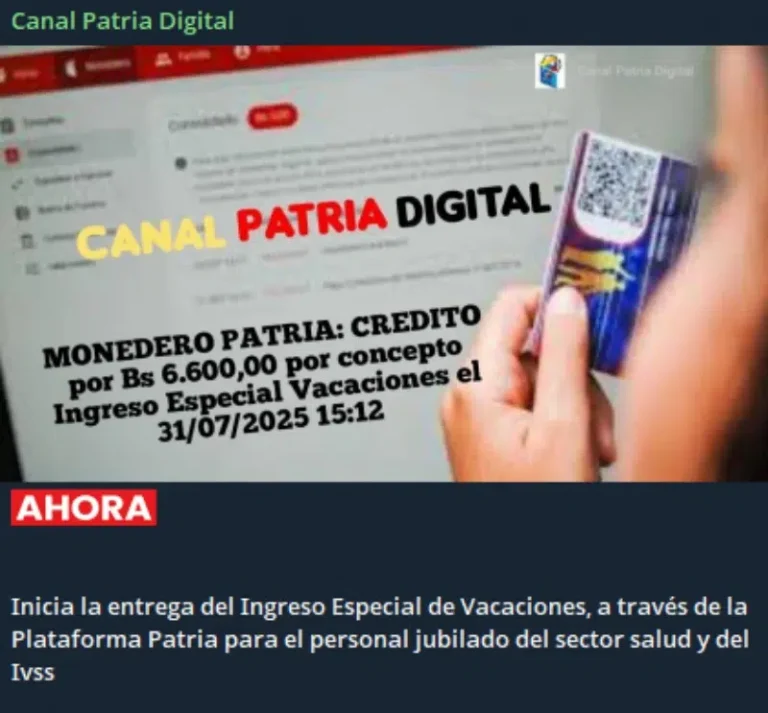Salud: Inician pago especial de vacaciones a jubilados