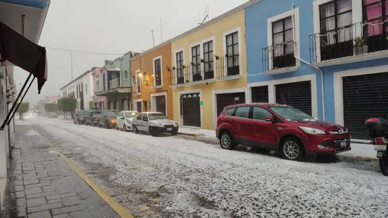 Granizada cubre un estado de México y causa destrozos (VIDEO)