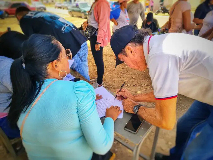 Jorge Luis Díaz en el municipio Falcón hay una fiesta electoral